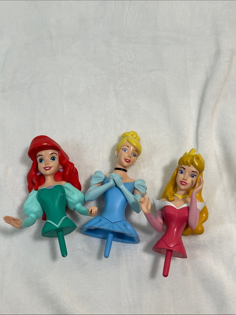 🚗 Set of 3 Disney Princess Cake Inserts Cake Toppers